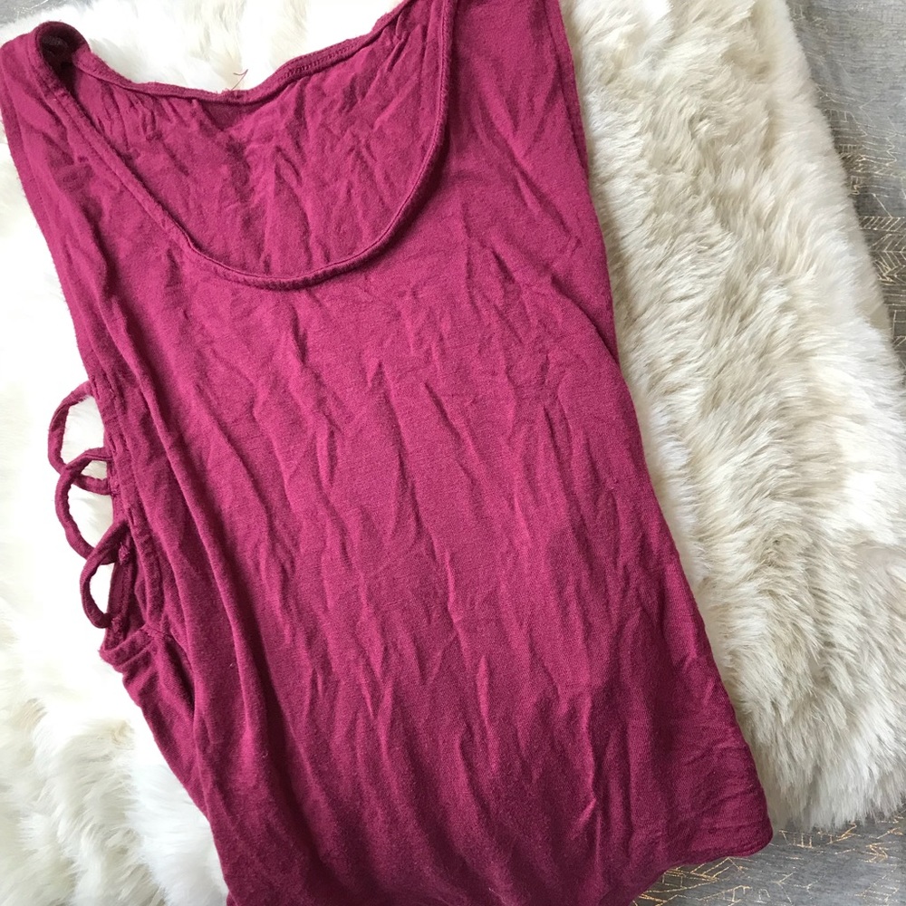 Red/wine colored Bodysuit